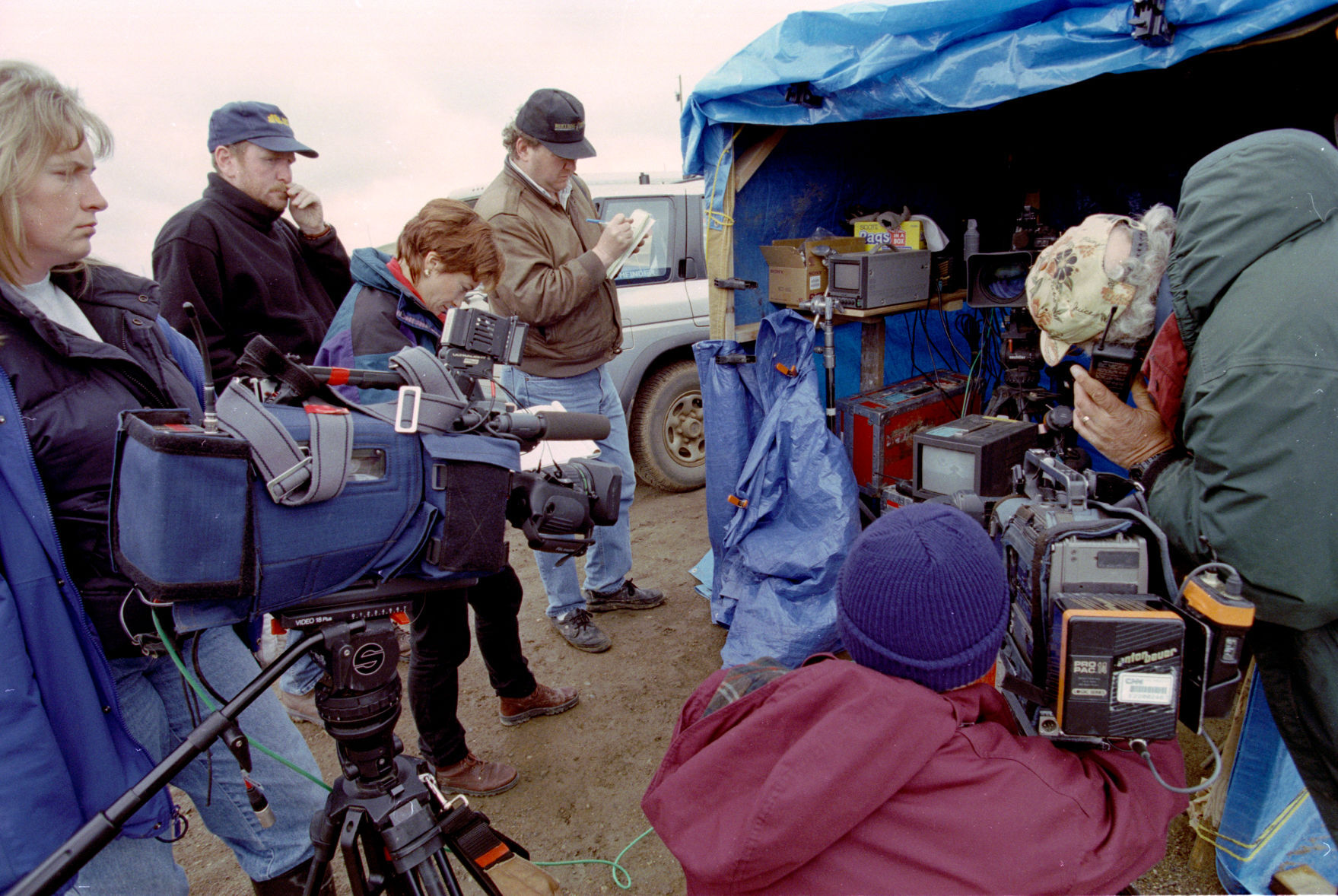 Media viewing Freemen tape, May 3, 1996